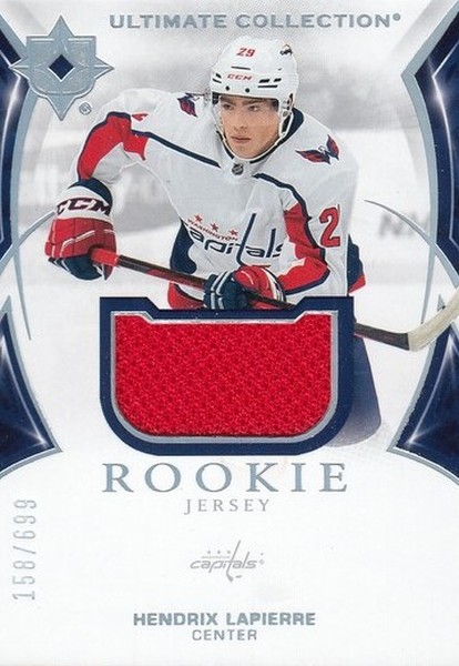 jersey RC karta HENDRIX LAPIERRE 21-22 UD Ultimate Rookies Jersey /699